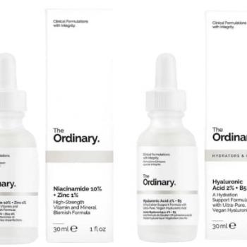 The Ordinary Facial Treatment: Hyaluronic Acid with 2% + B5 (30ml) and The Ordinary Niacinamide 10% + Zinc 1% (30ml) Bundle Face Care Set