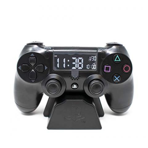 Paladone Playstation Controller Digital Alarm Clock - Officially Licensed Playstation Gamer Gifts and Room Decor