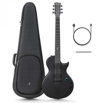 Enya Electric Guitar Nova Go Sonic Smart Electric Carbon Fiber Guitarra with 10W Wireless Speaker, Onboard Presets, Charging Cable, Adjusting Wrench, and Gig Bag