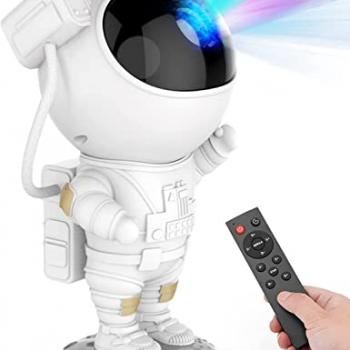 Star Projector Galaxy Night Light - Astronaut Space Projector, Starry Nebula Ceiling LED Lamp with Timer and Remote, Kids Room Decor Aesthetic, for Christmas, Birthdays, Valentine's Day