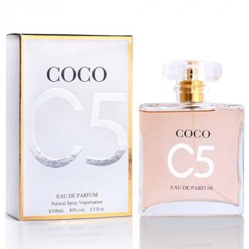 Coco C5 for Women Eau De Parfum - Pure Femininity in a Bottle - Delicate Floral Scents of Jasmine and May Rose - A Fragrance That Will Get You Noticed - Cruelty-Free Perfume Precious Gift for Women