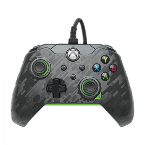 PDP Wired Controller: Neon Carbon - Xbox Series X|S, Xbox One, Xbox, Windows 10/11