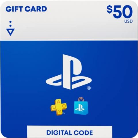 $50 PlayStation Store Gift Card [Digital Code]