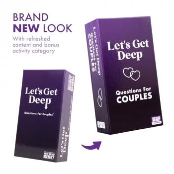 Let's Get Deep - Couples Questions Card Game, Love Couples Games and Date Night Ideas by Relatable