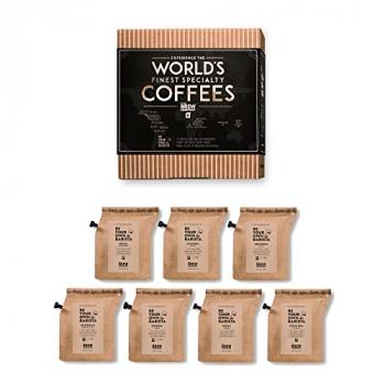 Original Gourmet Coffee Gift Set for Men & Women - 7 World's Finest Single Origin Specialty & Organic Coffees in Innovative Brewers | Sampler Box for Coffee Lover to Brew & Enjoy Anytime, Anywhere