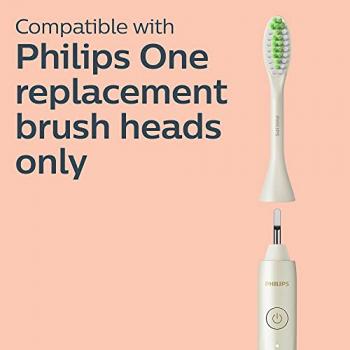 Philips One by Sonicare Snow Rechargeable Toothbrush, Brush Head Bundle, BD3002/AZ