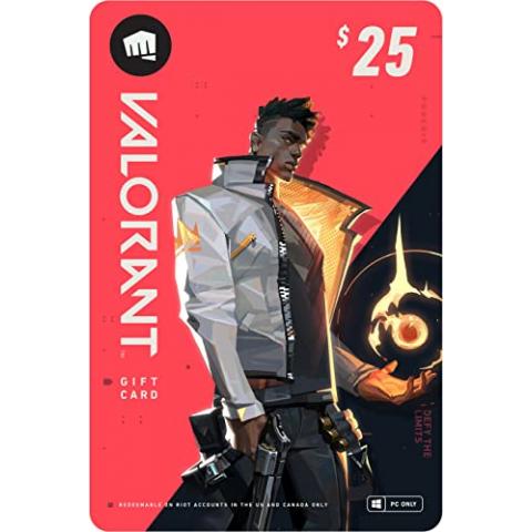 VALORANT $25 Gift Card - PC [Online Game Code]