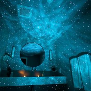 BlissLights Sky Lite Evolve - Star Projector, Galaxy Projector, LED Nebula Lighting, WiFi App, for Meditation, Relaxation, Gaming Room, Home Theater, and Bedroom Night Light Gift (Blue Stars)