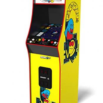 Arcade1Up PAC-Man Deluxe Arcade Machine for Home - 5 Feet Tall - 14 Classic Games