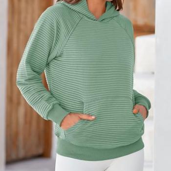 BTFBM Womens Oversized Hoodies 2024 Fashion Sweatshirts Long Sleeve Sweaters Pullover Tops Fall Clothes with Pocket(Solid Light Green,Large)