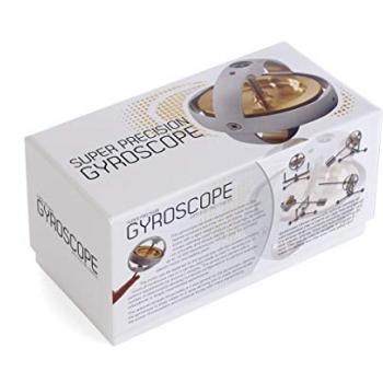 Super Precision Gyroscope - With free quickstart 12,000 rpm electric motor starter, spinning top dynamically balanced toy (gimbal kit not included)