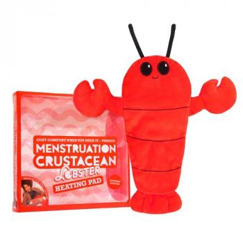 Menstruation Crustacean Lobster – The Original Viral Cuddly & Cute Plush Lavender Scented Heating Pad for Cramps