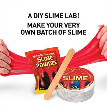 NATIONAL GEOGRAPHIC Mega Slime & Putty Lab Kit - 4 Slimes & 4 Putties Including Magnetic, For Boys & Girls, Sensory Toy & Science Kit (Amazon Exclusive)