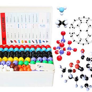 LINKTOR Chemistry Molecular Model Kit (444 Pieces), Student or Teacher Set for Organic and Inorganic Chemistry Learning, Motivate Enthusiasm for Learning and Raising Space Imagination, A Fullerene Set