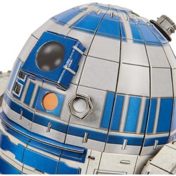 4D Build Star Wars R2-D2 Cardstock 3D Model Kit, Star Wars Gifts, Star Wars Toys Desk Décor for Star Wars Fans & Collectors, Adults & Teens 12+