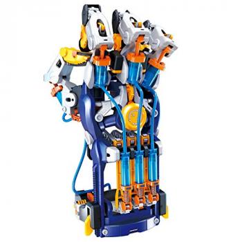 Thames & Kosmos Mega Cyborg Hand STEM Experiment Kit | Build Your Own GIANT Hydraulic Amazing Gripping Capabilities Adjustable for Different Sizes Learn Pneumatic Systems