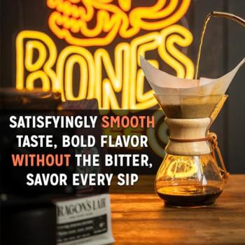 Bones Coffee Company NEW Flavors! Favorite Flavors Sample Pack | 4 oz Pack of 5 Assorted Ground Coffee Beans | Low Acid Medium Roast Gourmet Coffee Beverages (Ground)