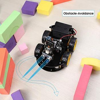 ELEGOO UNO R3 Smart Robot Car Kit V4 for Arduino Robotics for Kids Ages 8-12 12-16 STEM Toys Science Kits Coding Robots Toys for 8+ Year Old Boys Girls Teens Cool Engineering Building Projects