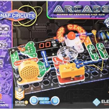 Snap Circuits “Arcade”, Electronics Exploration Kit, Stem Activities for Ages 8+, Full Color Project Manual (SCA-200)