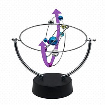 ScienceGeek Kinetic Art Asteroid - Electronic Perpetual Motion Desk Toy Home Decoration