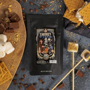 Bones Coffee Company NEW Flavors! Favorite Flavors Sample Pack | 4 oz Pack of 5 Assorted Ground Coffee Beans | Low Acid Medium Roast Gourmet Coffee Beverages (Ground)