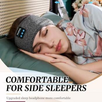 Perytong Sleep Headphones Wireless, Bluetooth Sports Headband Headphones with Ultra-Thin HD Stereo Speakers Perfect for Sleeping,Workout,Jogging,Yoga,Insomnia, Air Travel, Meditation