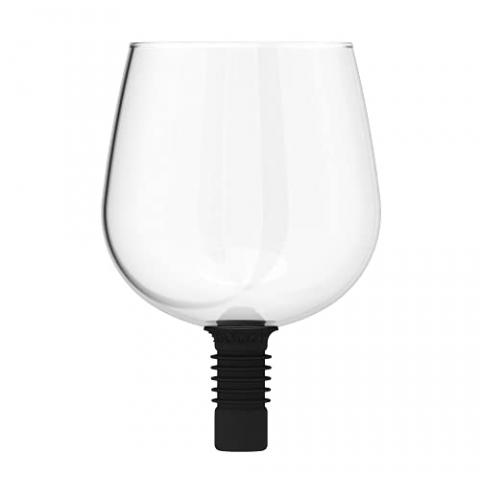 Guzzle Buddy The Original Wine Bottle Glass, Plugs Directly into Wine Bottle, Fun, Novelty, As Seen on Shark Tank