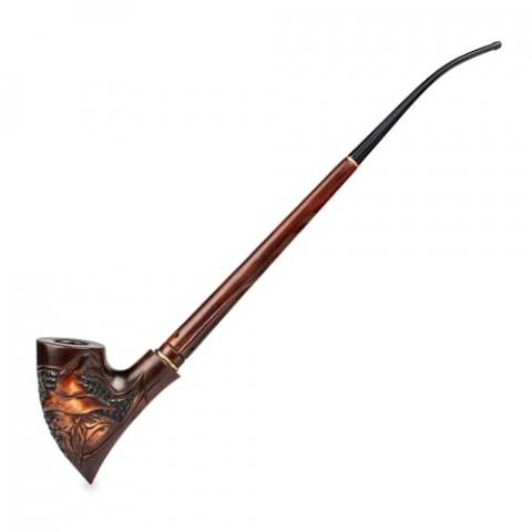 Dr Watson - 13.4" Extra Long Churchwarden Tobacco Pipe, Tolkien's LOTR Hobbit Style (Gandalf)