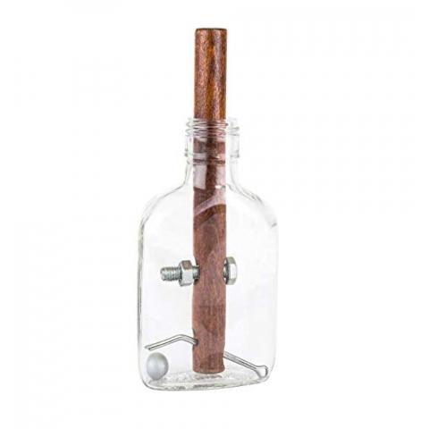 Glass Bottle Puzzle, Adult Puzzles Assembly and Disentanglement Puzzles,Gifts