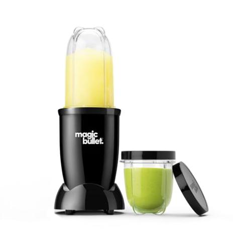 magic bullet Blender, Small, Black, 7 Piece Set