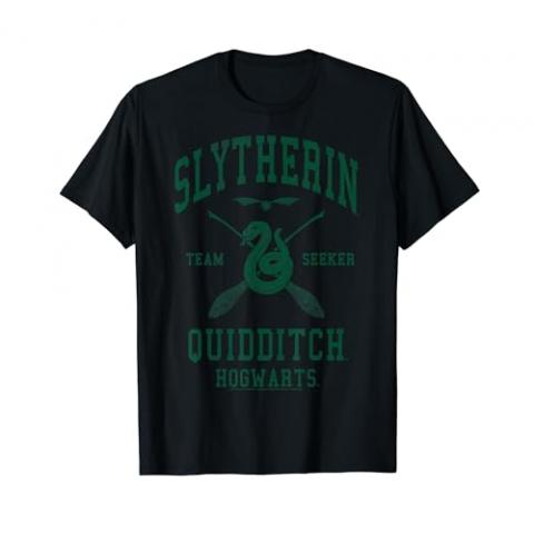 Harry Potter Slytherin Team Seeker Hogwarts Quidditch T-Shirt