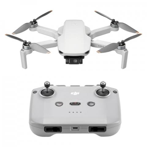 DJI Mini 4K, Drones with Camera for Adults 4K, Under 249 g, 3-Axis Gimbal Stabilization, 10km Video Transmission, Auto Return, Wind Resistance, 31-Min Max Flight Time, Drone for Beginners