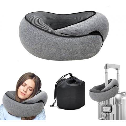 WEERSHUN Travel Pillows for Airplanes,2024 New Travel Pillow,Travel Neck Pillow Neck Pillow Airplane Memory Foam Travel Pillow Neck Pillow for Traveling Suitable for Airplanes,Offices and Cars