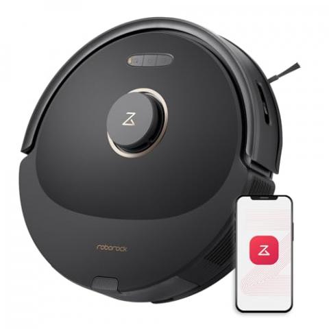 roborock Q8 Max Robot Vacuum and Mop Cleaner, DuoRoller Brush, 5500Pa Strong Suction, Lidar Navigation, Obstacle Avoidance, Multi-Level Mapping, Perfect for Pet Hair