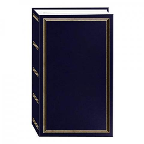 Pioneer Photo Albums STC-504 Navy Blue Photo Album, 504 Pockets 4"x6", 1 Count (Pack of 1)