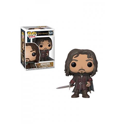 Funko POP! Movies: Lord of The Rings/Hobbit - Aragorn Collectible Figure , Brown