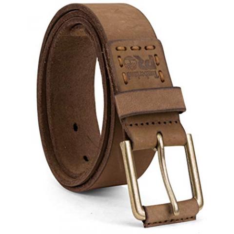 Timberland PRO Men's 40mm Workwear Work Leather Belt, Wheat/Pull Up, 34