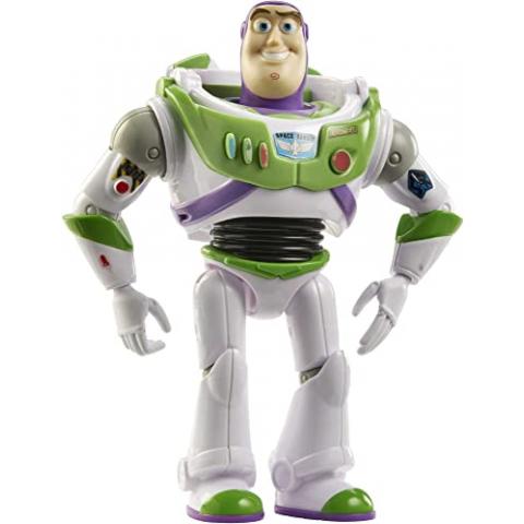 Mattel Disney and Pixar Toy Story Buzz Lightyear Action Figure, Posable Character in Signature Look, Collectible Toy, 7 inch