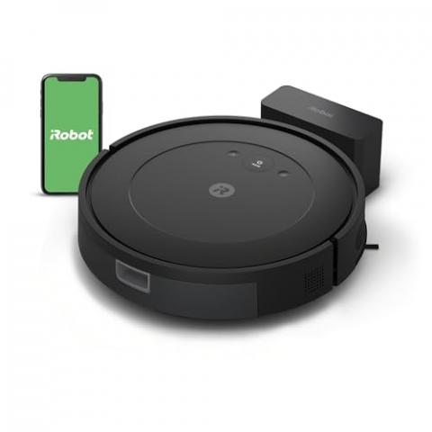 iRobot Roomba Vac Robot Vacuum (Q0120) - Easy to use, Power-Lifting Suction, Multi-Surface Cleaning, Smart Navigation Cleans in Neat Rows, Self-Charging, Alexa