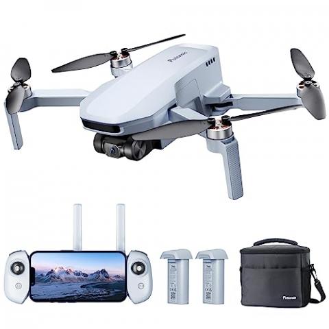 Potensic ATOM SE GPS Drone with 4K EIS Camera, Under 249g, 62 Mins Flight, 4KM FPV Transmission, Brushless Motor, Max Speed 16m/s, Auto Return, Lightweight and Foldable Drone for Adults, Beginner