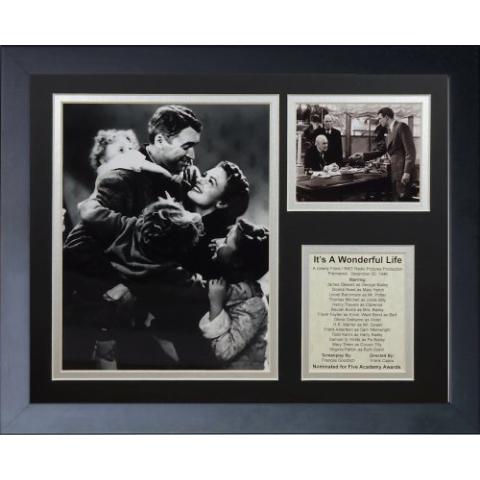 Legends Never Die It's A Wonderful Life Framed Photo Collage, 11 by 14-Inch