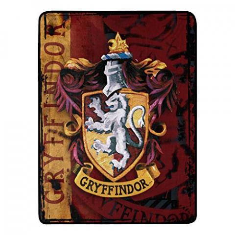 Northwest Harry Potter Micro Raschel Throw Blanket, 46" x 60", Battle Flag