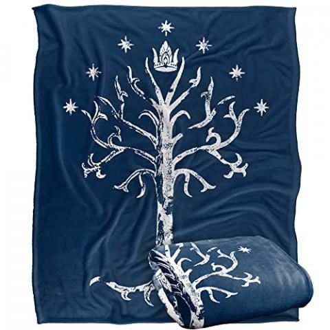 The Lord of The Rings Blanket, 50"x60" Tree of Gondor Silky Touch Super Soft Throw Blanket