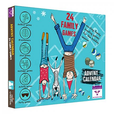 NEW 2024 Advent/Countdown Calendar FAMILY GAMES. 24 OF THE BEST EVER FAMILY GAMES IN ONE BOX – put the screen aside and enjoy hours of FUN. Comes with a step-by-step picture guide. For kids aged 6+. The perfect family bonding experience.