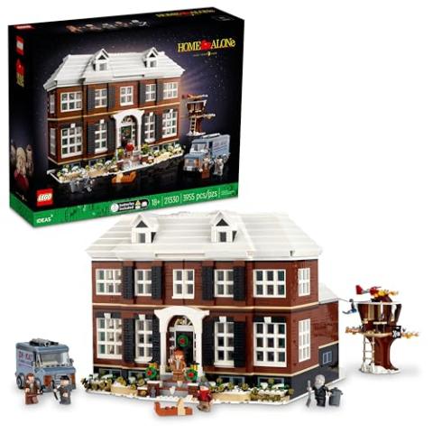 LEGO Ideas Home Alone McCallisters’ House 21330 Building Set for Adults, Movie Collectible Gift Idea with 5 Minifigures