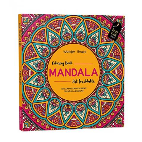 Mandala Art: Colouring books for Adults with tear out sheets