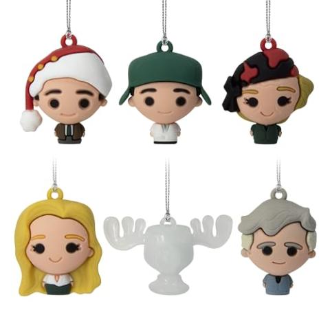 Hallmark National Lampoon's Christmas Vacation Mini Christmas Ornaments, Shatterproof, Set of 6