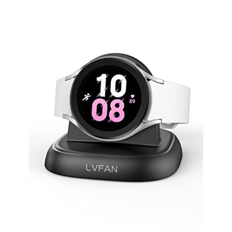 LVFAN for Samsung Galaxy Watch 7 Ultra Charger, Fast Charging Stand Smart Watch Charger Magnetic Dock, Charging Station for Samsung Galaxy Watch 7/Ultra/6/6 Classic/5 Pro/5/4/4 Classic/3, Active 2/1