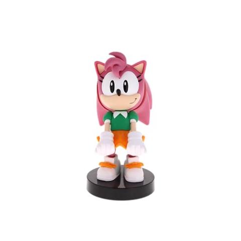 Exquisite Gaming: SEGA: Amy Rose - Original Mobile Phone & Gaming Controller Holder, Device Stand, Cable Guys, Sonic the Hedgehog Licensed Figure