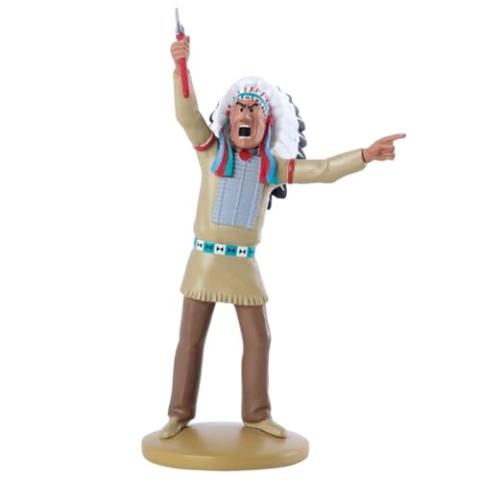 Tintin, The Great American Indian Chief 13 cm Figure Collection (42249)